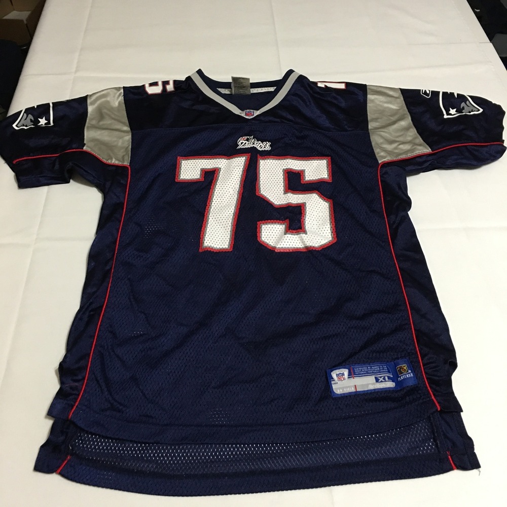 Reebok New England Patriots Vince Wilfork Jersey Youth XL Blue NFL Football